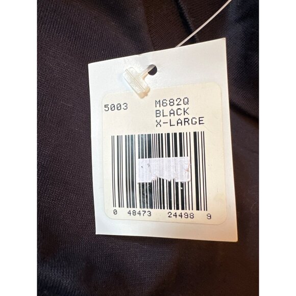 Cross Creek Black Long Sleeve Turtleneck Embroidered Witch XL Cotton Vintage 80s - Picture 3 of 5